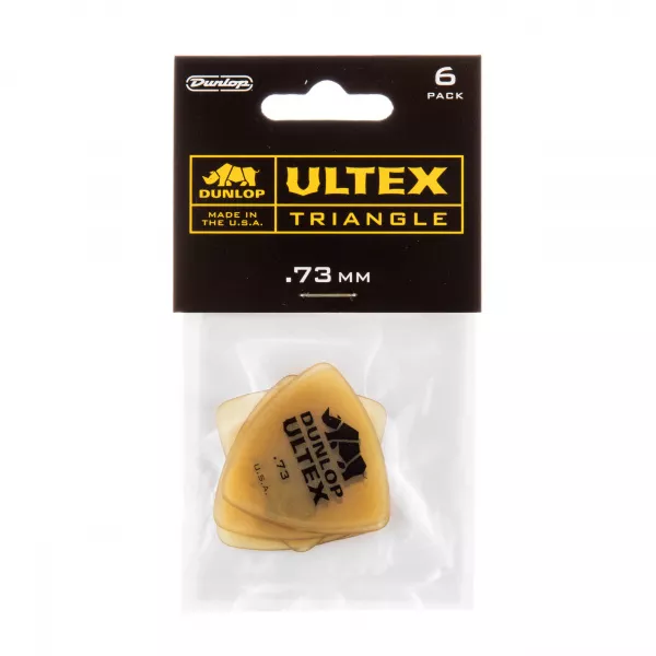 Ultex Triangle Медиаторы 6шт, толщина 0,73мм, треугольные, Dunlop, 426P.73  рис.2 