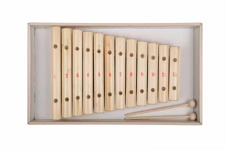 Ксилофон диатонический (12 пластин), Мастерская Сереброва, MS-K1-KS-03