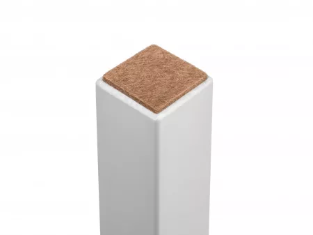 Банкетка с подъёмным механизмом, белая, матовая, велюр, Lutner, NK-02WM