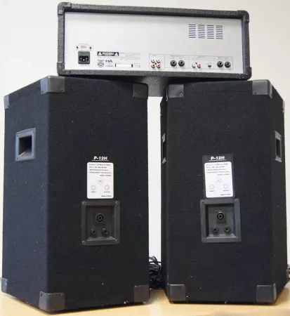 HA-108MP Комплект из микшера 100Вт и 2х акустических систем Leem
