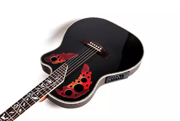 Электро-акустическая гитара, с вырезом, черная, Smiger, M-4160-EQ-TBK  рис.2 