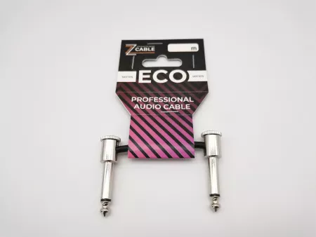 Патч-кабель, угловой, беспаечный корпус, 7см, ZZcable, E44-JR-JR-0007-0