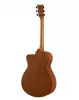 Гитара акустическая, с вырезом, черная, Yamaha, FS400C-SMB