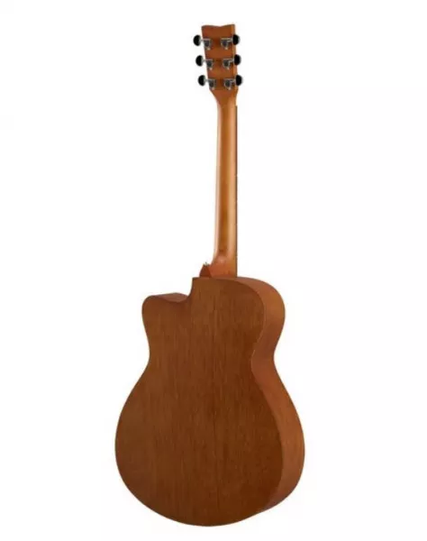 Гитара акустическая, с вырезом, черная, Yamaha, FS400C-SMB  рис.2 