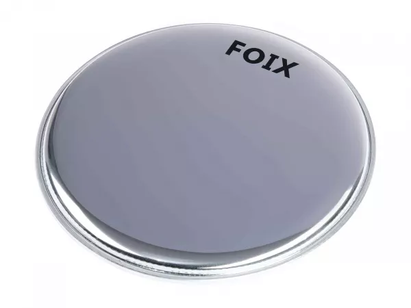 Пластик для малого и том барабана 14", серебристый, Foix, FDH-188SR-14  рис.2 