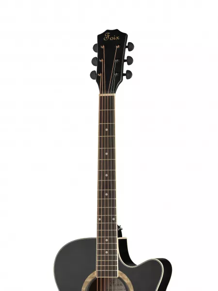Акустическая гитара, черная, Foix, FFG-2040C-BK  рис.2 