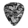 Genuine Celluloid Медиаторы, 12шт, средние, черный перламутр, Dunlop, 483P02MD