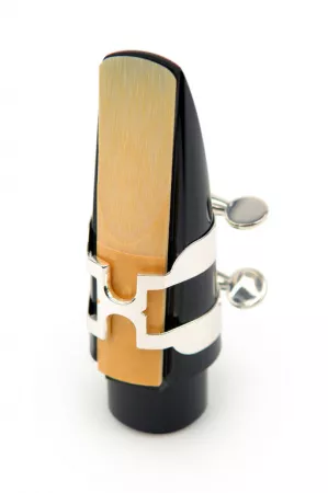 HAS1S H-Ligature Лигатура с колпачком для саксофона альт, посеребренная, Rico