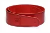 Ремень для гитары, кожаный, красный, Mamba straps, MB6061-117-2