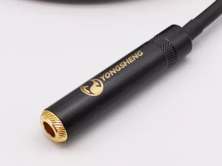 Удлинитель-переходник 3,5-6,35мм female, 5м, ZZcable, E48-3,5-6,35F-0500-0