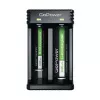 LiCharger 4 Зарядное устройство для аккумуляторов Ni-MH/Ni-Cd/Li-ion, 2 слота, GoPower, 00-00015360