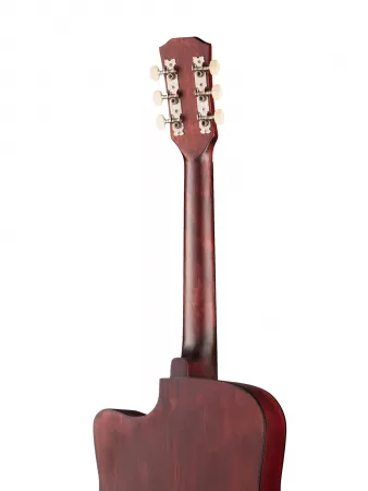 Акустическая гитара, с вырезом, санберст, Foix, FFG-3810C-SB