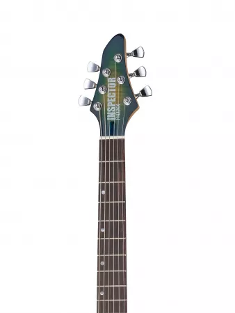 Электрогитара, синяя, Inspector, Phoenix-6-exc-blue