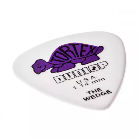 Tortex Wedge Медиаторы 12шт, толщина 1,14мм, Dunlop, 424P1.14