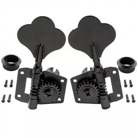 Колки для бас-гитары 2+2, черные, Musiclily, MX1359BK-2MX1360BK-2