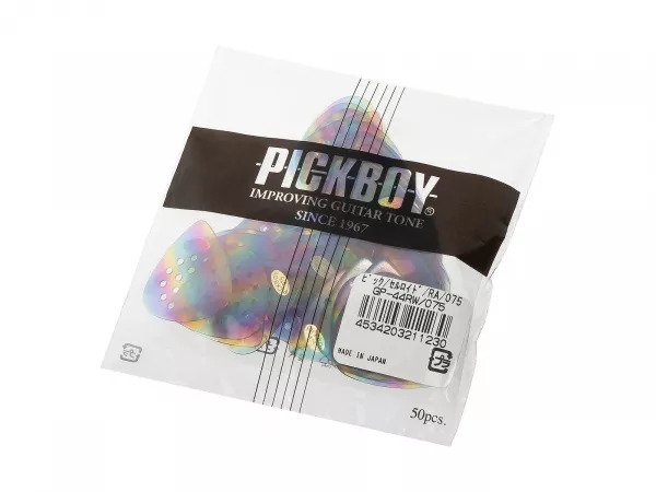 Celluloid Pos-A-Grip Медиаторы 50шт, толщина 0.75мм, Pickboy, GP-44RW/075  рис.2 