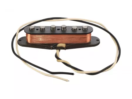 True Vintage Stratocaster Звукосниматель магнитный, нековый, черный, Bagdasar guitars, BGP401N
