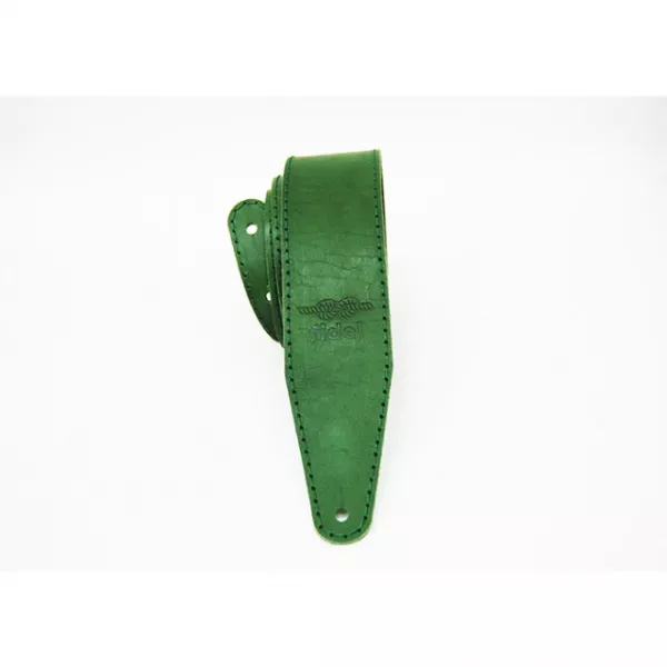 Leather 11 Ремень для гитары, кожаный, нефритовый, Fidel, FL66003L11  рис.2 