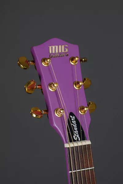 SG1 Сайлент-гитара, розовая, MIG Guitars, SG1P23  рис.2 
