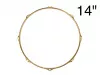 Обод малого и том барабана 14", верхний, медь 2.5мм, LDrums, HA07-251408RW