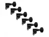 Колки для гитары 6л, локовые, черные, Gotoh, SG360-HAPM-07-B-L6