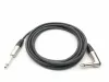 Кабель гитарный (инструментальный) Jack-Jack угловой, 3м, ZZcable, E71-JR-J-0300-0