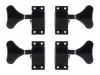 Колки для бас-гитары 2+2, черные, Paxphil, JB-120C-2+2-BK