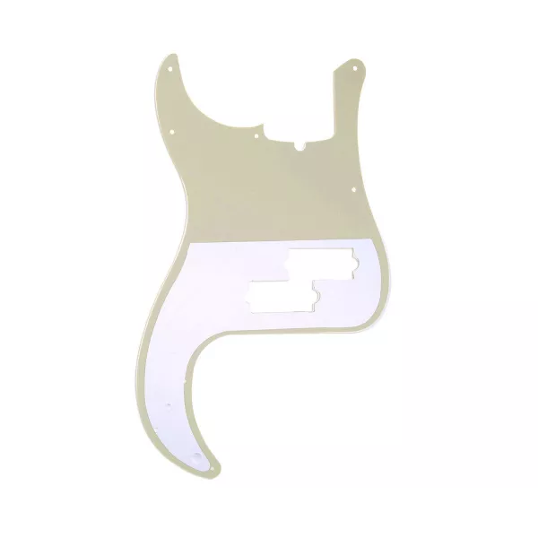 Пикгард для бас-гитары Precision Bass, 3 слоя, кремовая, Musiclily, MX1303CM  рис.2 