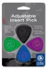PW-IP Adjustable Insert Pick Медиатор резиновый с 3 вкладками различной толщины, Planet Waves