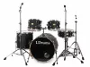 Барабанная установка, черная, LDrums, 5001013