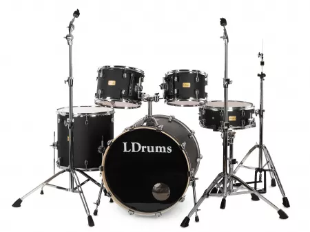 Барабанная установка, черная, LDrums, 5001013