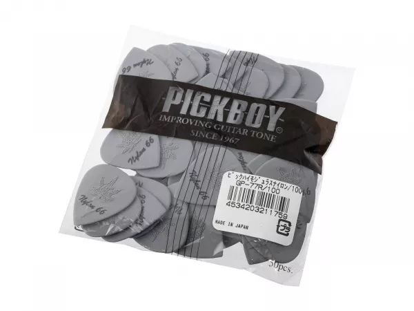 High-Modulous Nylon Медиаторы 50шт, толщина 1.0мм, Pickboy, GP-77R/100  рис.2 