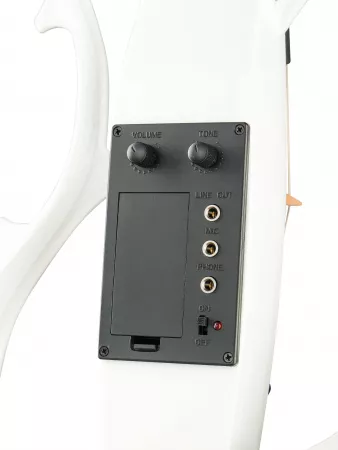 Электроскрипка, белая, Mirra, VE-400WH