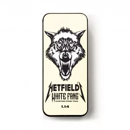 White Fang Медиаторы в коробочке, 6шт, толщина 1,14мм, Dunlop, PH122T1.14