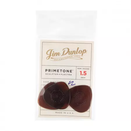 Primetone Медиаторы 3шт, толщина 1,5мм, скругленные, Dunlop, 514P1.5
