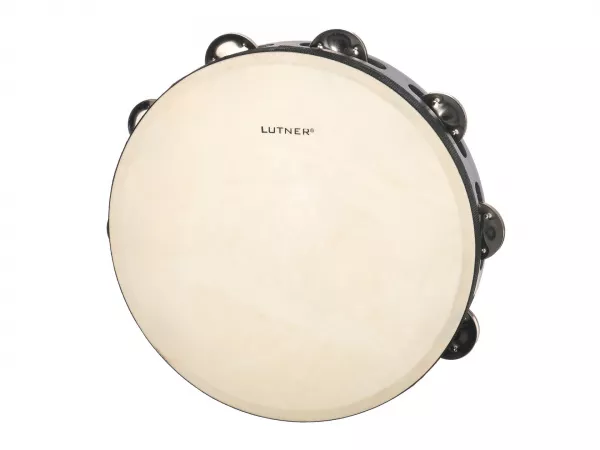 Тамбурин 10" с кожей, черный, Fleet, THD10BK  рис.2 