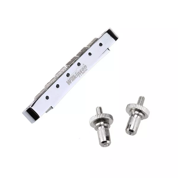 Бридж Tune-O-Matic Wilkinson для Les Paul, хром, Musiclily, MX1815CR  рис.2 
