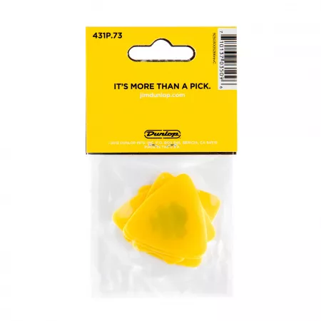 Tortex Triangle Медиаторы 6шт, толщина 0,73мм, треугольные, Dunlop, 431P.73