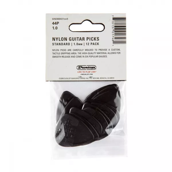 Nylon Standard Медиаторы 12шт, толщина 1,00мм, Dunlop, 44P1.0  рис.2 