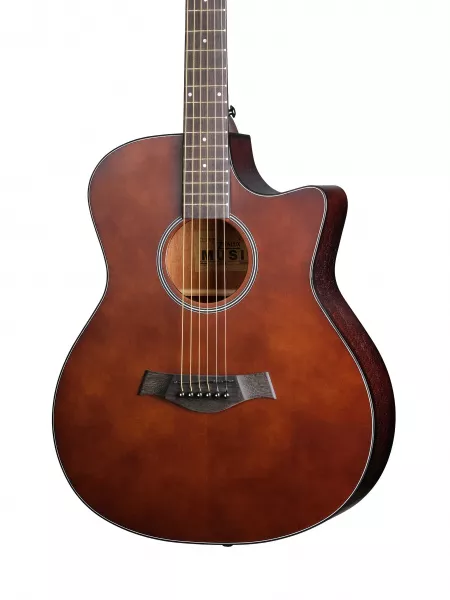 Гитара акустическая, с вырезом, коричневая, Foix, ZA-83CM-BR  рис.2 