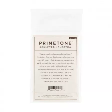 Primetone Медиаторы 3шт, толщина 1,5мм, скругленные, Dunlop, 514P1.5