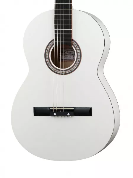Акустическая гитара, белая, глянцевая, Presto, GF-WH-20G  рис.2 
