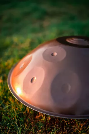 Глюкофон 53см, 11 мембран, Курд ре-минор, Kosmosky, KSY.Handpan-11