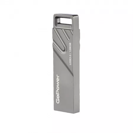 Titan Флеш-накопитель 128GB USB3.0, металл, черный графит, GoPower, 00-00025959