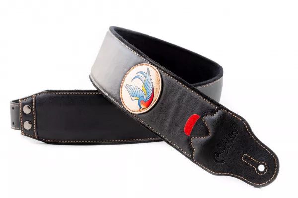 Groove Old School Swallow Ремень для гитары, текстиль/синтетика, RightOn Straps, 8419612002425  рис.2 