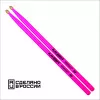 Pink 5B Барабанные палочки, граб, флуоресцентные розовые, Kaledin Drumsticks, 7KLHBPK5B