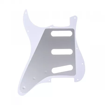 Пикгард для гитары Fender Stratocaster SSS, 1 слой, белая, Musiclily, MX1388GW
