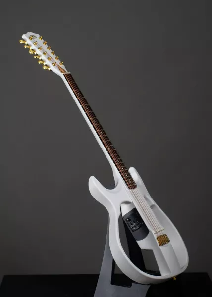 SG2 Сайлент-гитара 12-струнная, белая, MIG Guitars, SG2WH23  рис.2 