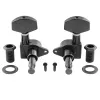 Колки для гитары 3+3, черные, Musiclily, MX1348BK-3MX1349BK-3