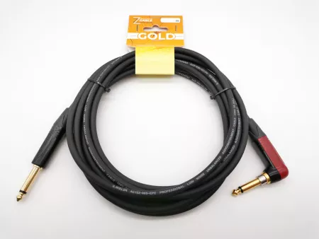 Кабель инструментальный Silent, прямой/угловой, 4м, ZZcable, G51-JRS-J-0400-0